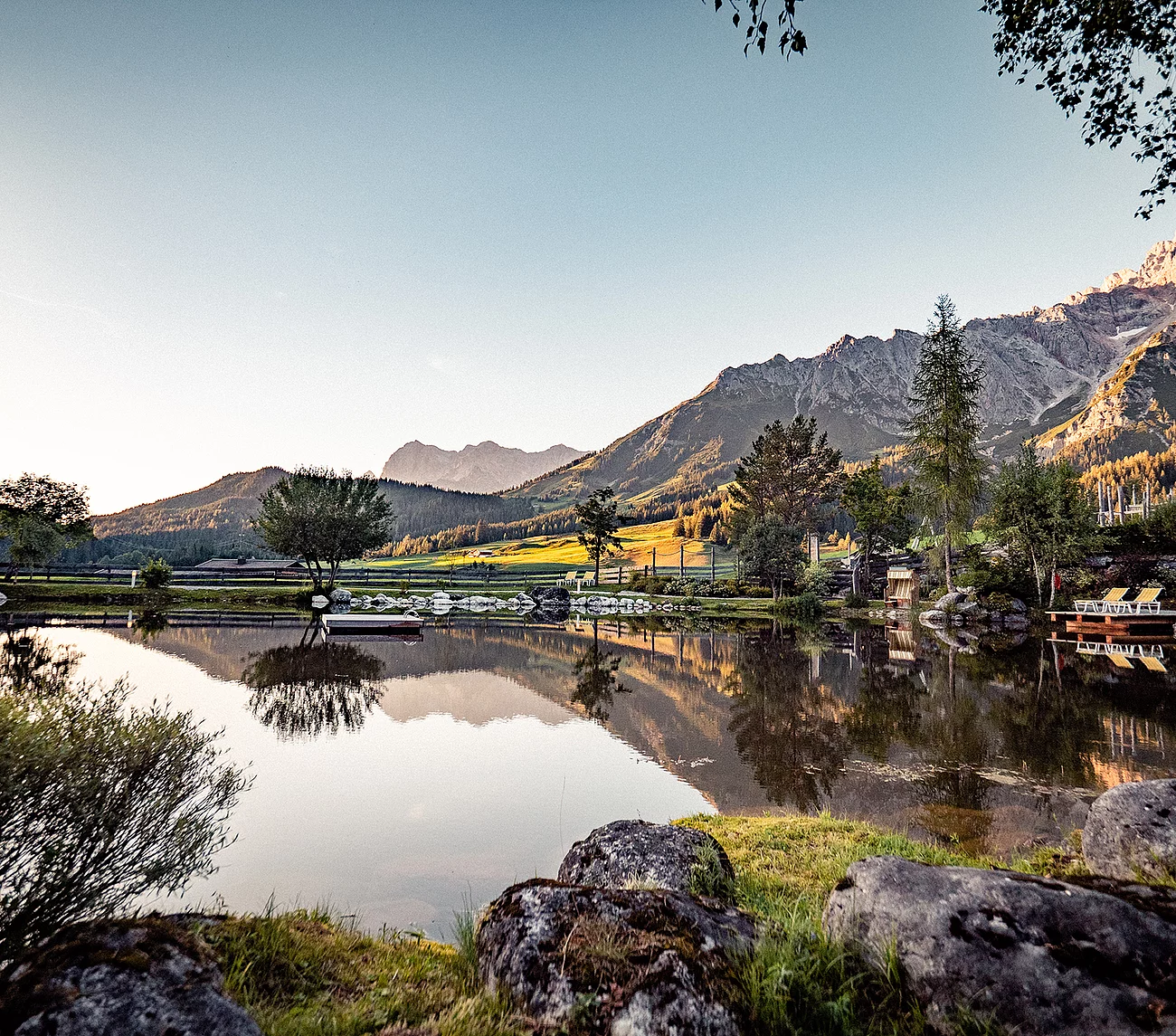 Übergossene Alm - Almse Sommer Sonnenuntergang