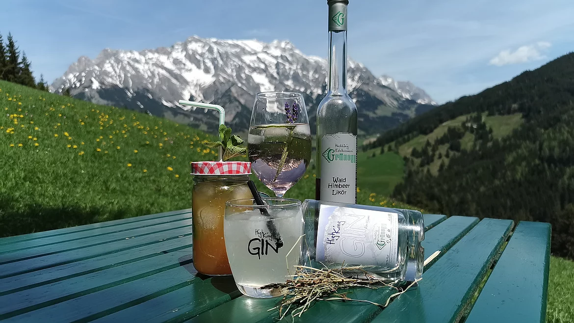 Übergossene Alm - Grueneggalm, Almcocktails