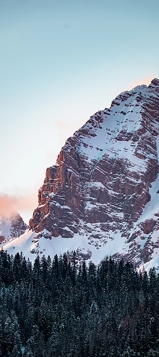 Übergossene Alm - Sonnenaufgang Berg Winter