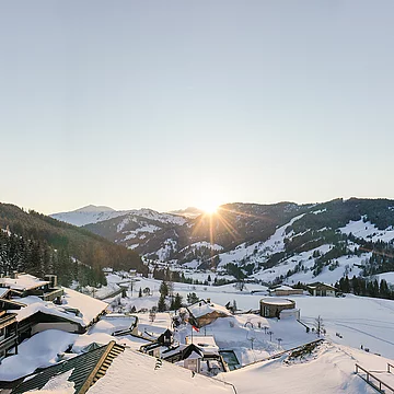 Übergossene Alm - Resort Sonnenaufgang Winter