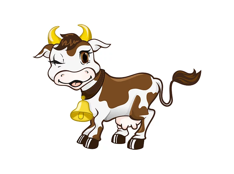 Übergossenen Alm - Illustration Almi bunt