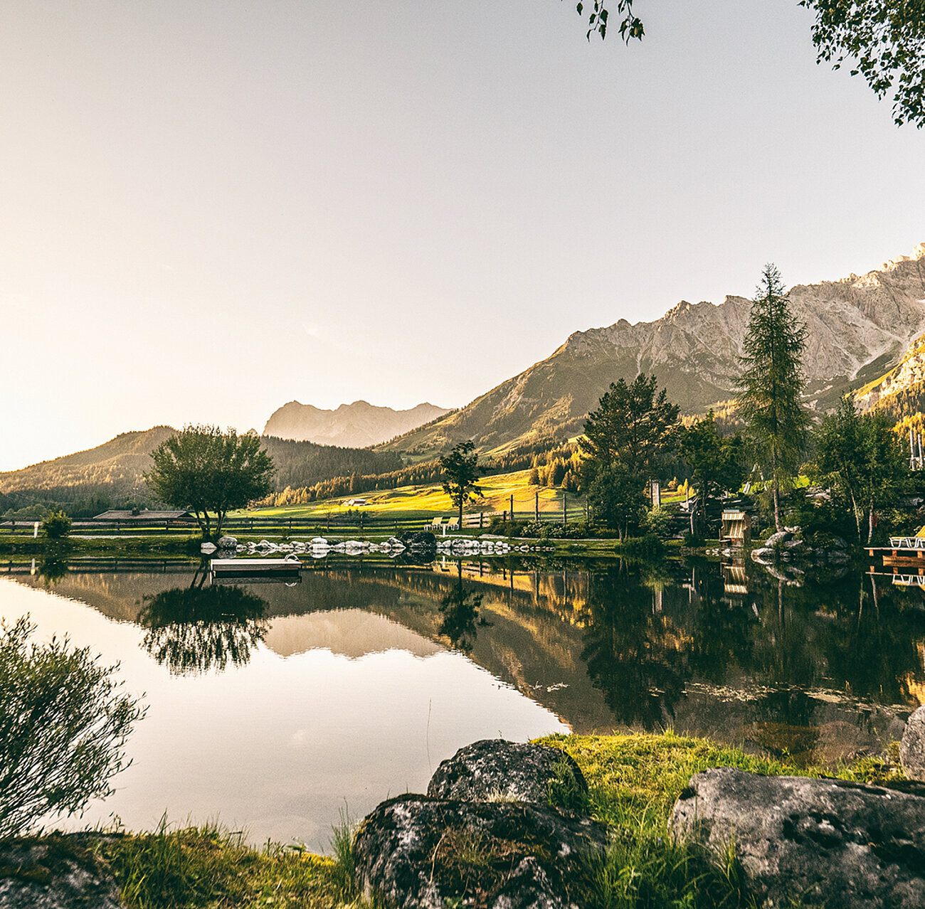 Übergossene Alm - Almsee Sonnenaufgang