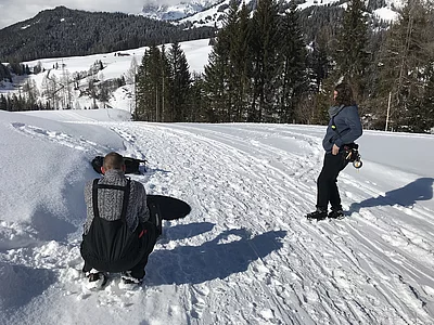 Übergossene Alm - Fotoshooting aussen