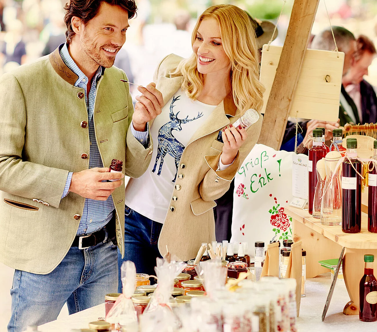 Bauernherbst Marktstand - Übergossene Alm Resort