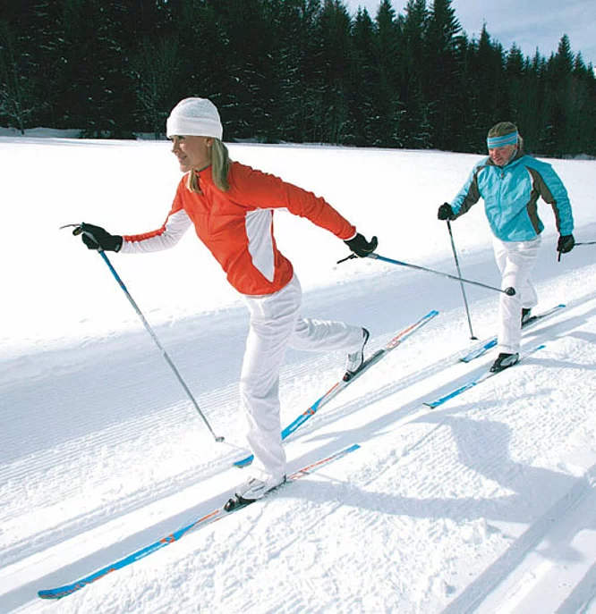 Langlauf-Urlaub im Salzburger Land mit schönen Langlauf-Loipen am Hochkönig: Übergossene Alm Resort