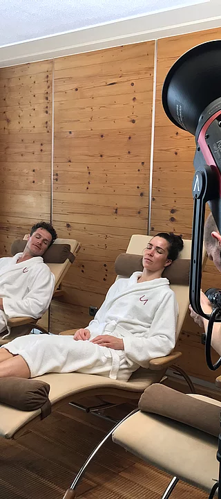 Übergossene Alm - Fotoshooting Spa Bereich