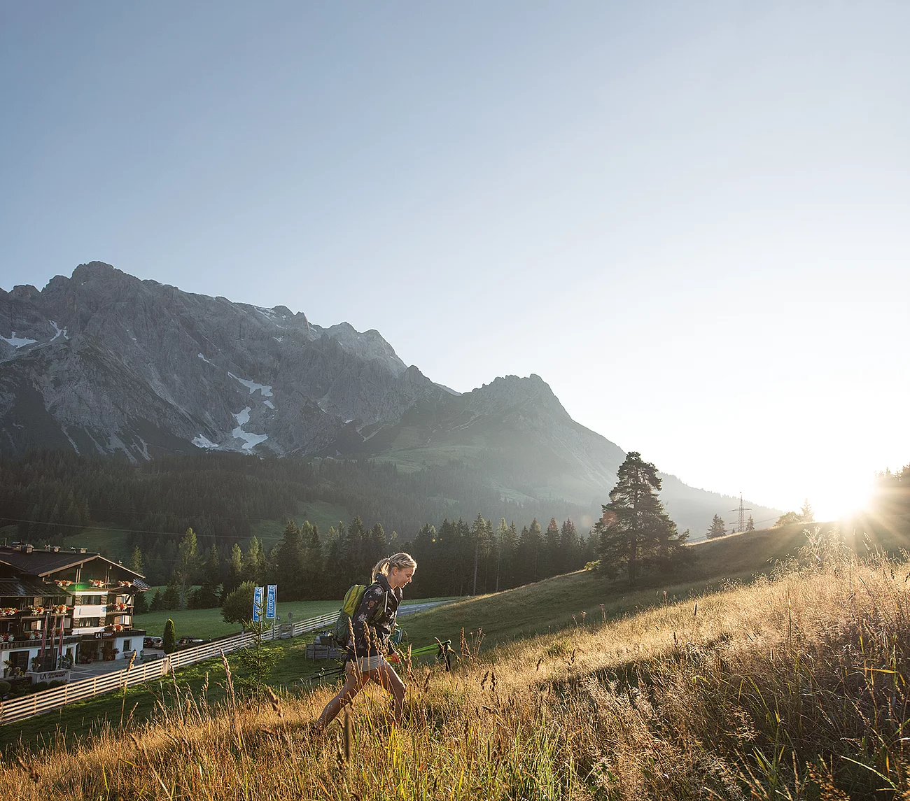 Übergossene Alm - Sommerlandschaft Sonnenaufgang