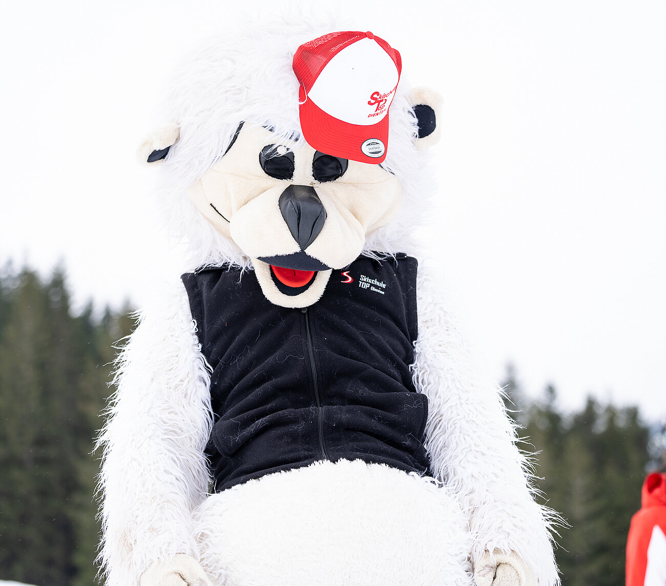 Skischul-Maskottchen Schneewutzel