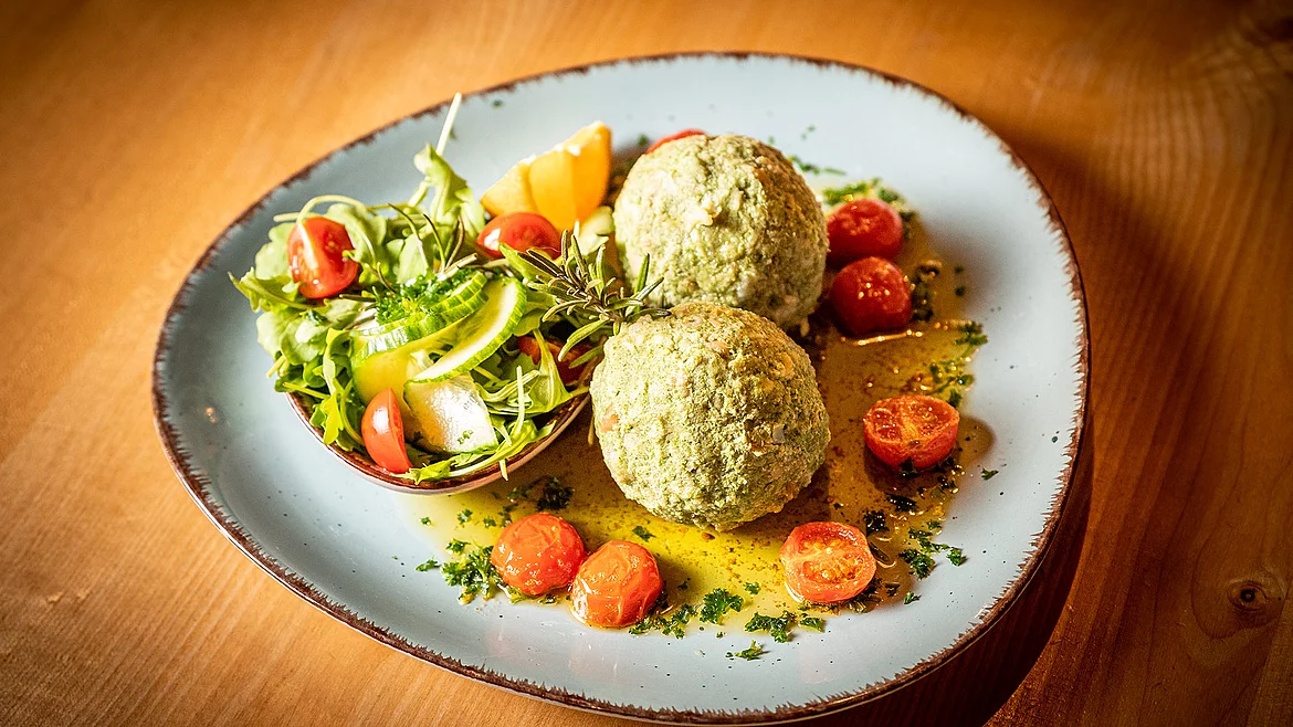 Übergossene Alm - Grueneggalm, Knödel